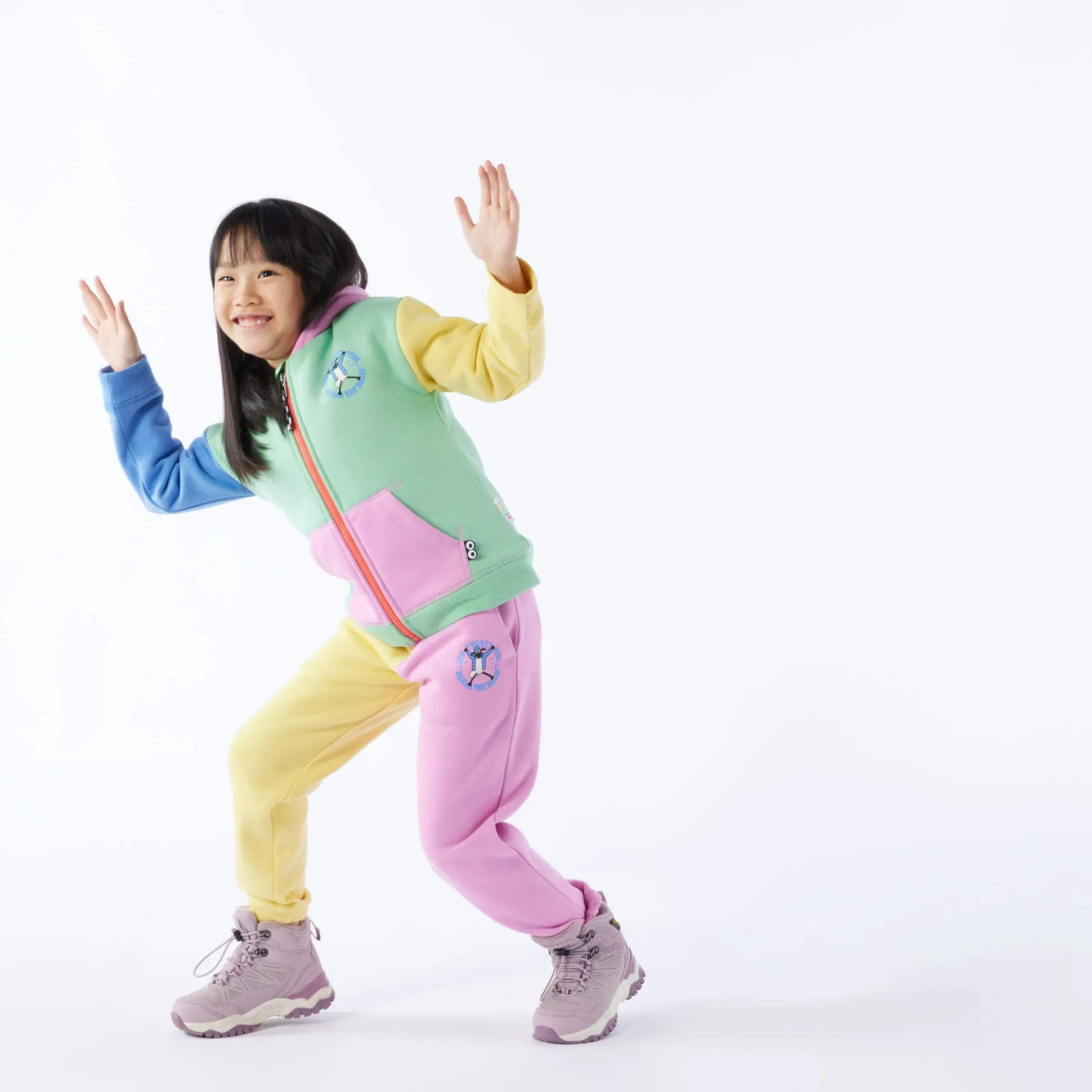 Valais Kids Shaun the Sheep Sweat Pant - Piglet Pink