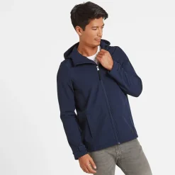 Valley Mens Softshell Hoody - Navy