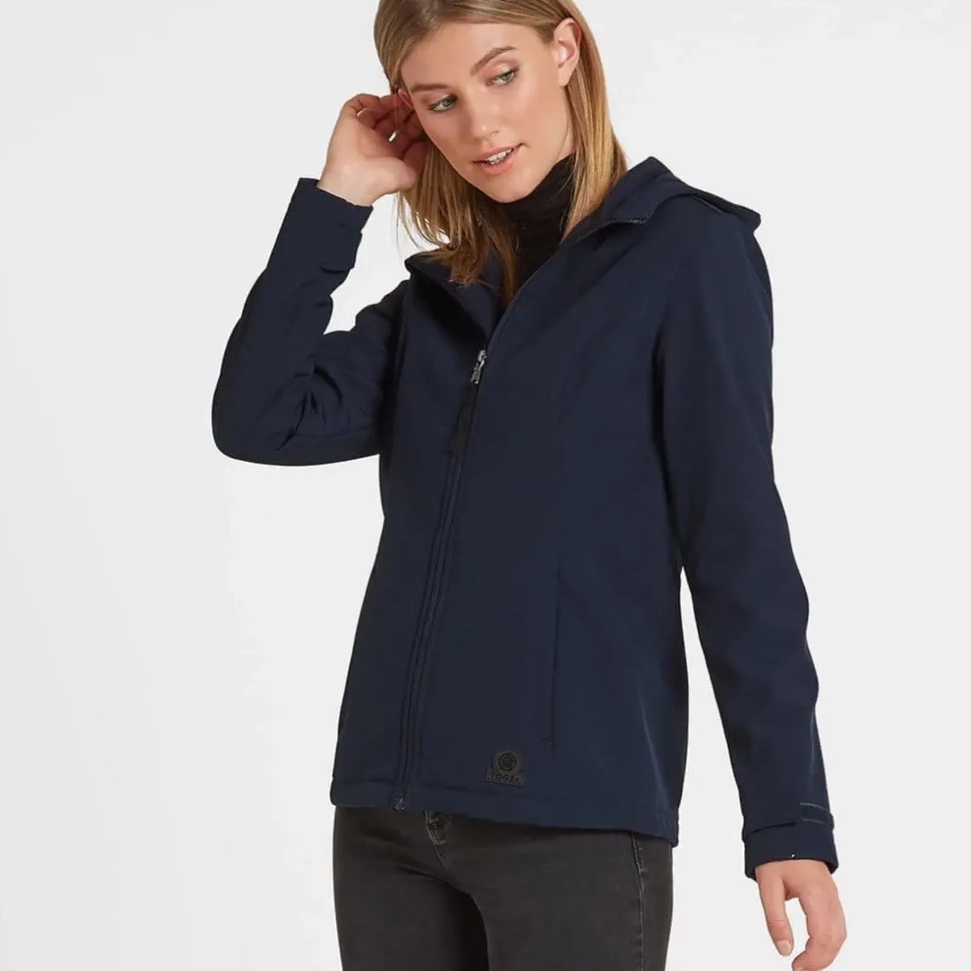 Valley Womens Softshell Hoody - Navy