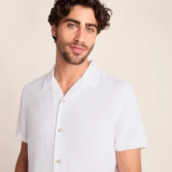 Valtos Mens Short Sleeve Supersoft Shirt - Optic White