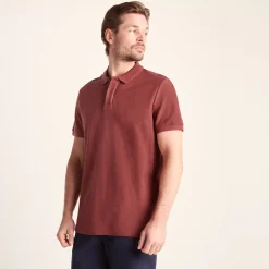 Varris Mens 100% Cotton Supersoft Polo Shirt - Garnet Red