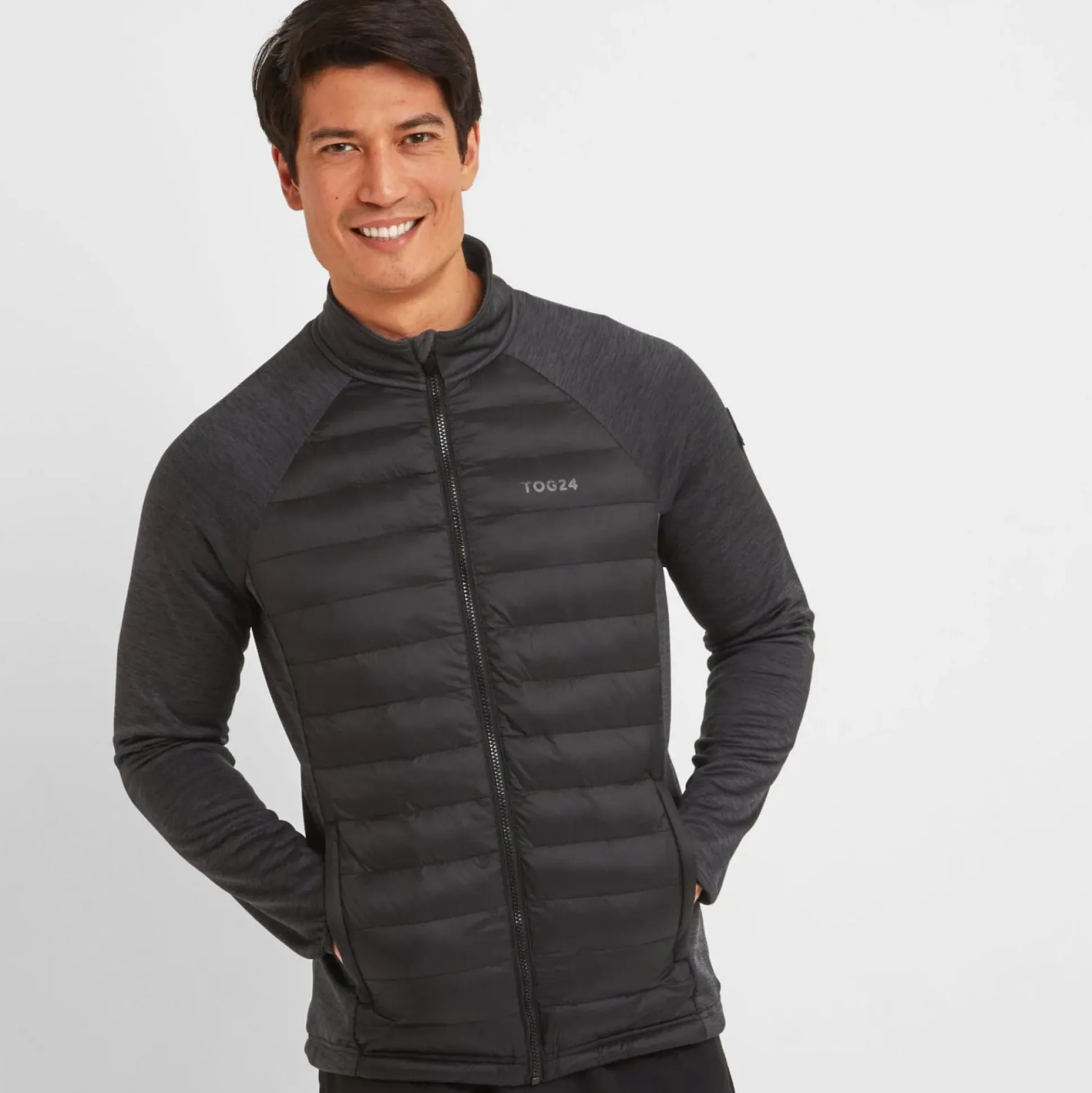 Vasey Mens Insulated Hybrid Jacket - Black