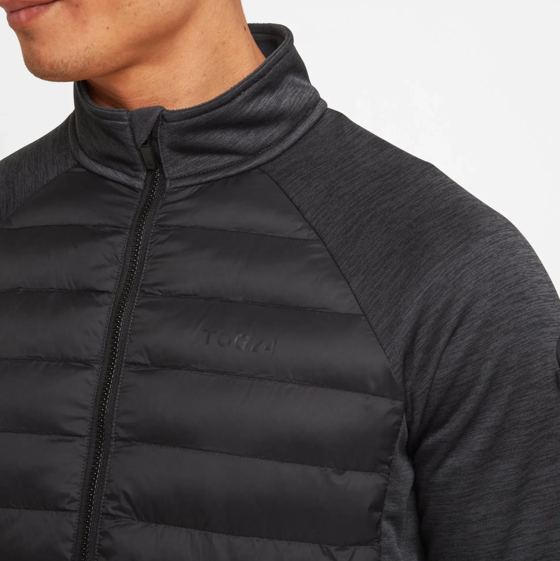 Vasey Mens Insulated Hybrid Jacket - Black