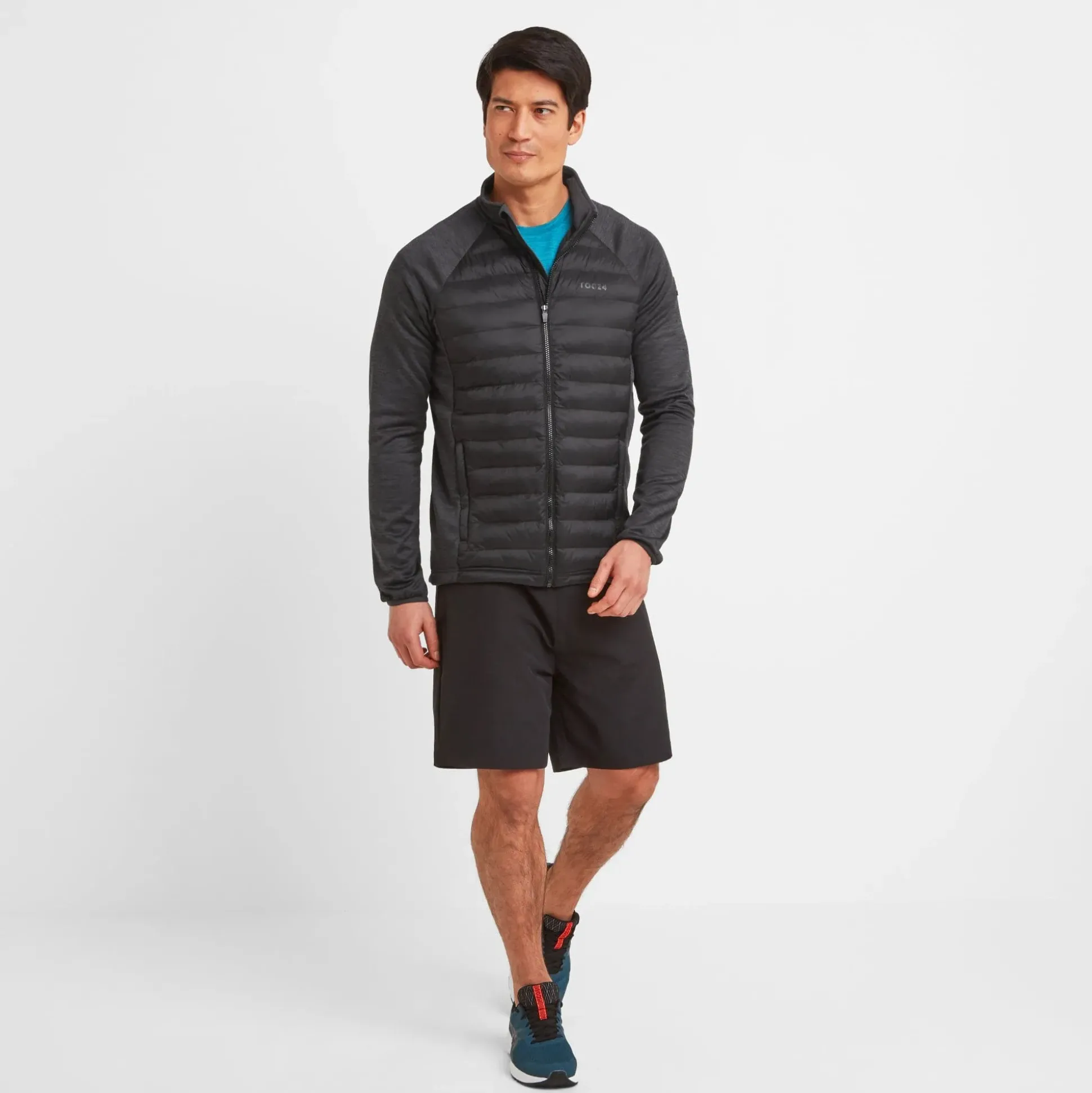 Vasey Mens Insulated Hybrid Jacket - Black
