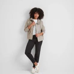 Vena Womens Waterproof Jacket - Dark Taupe
