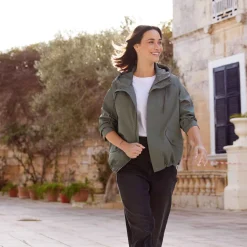 Vena Womens Waterproof Jacket - Pale Khaki