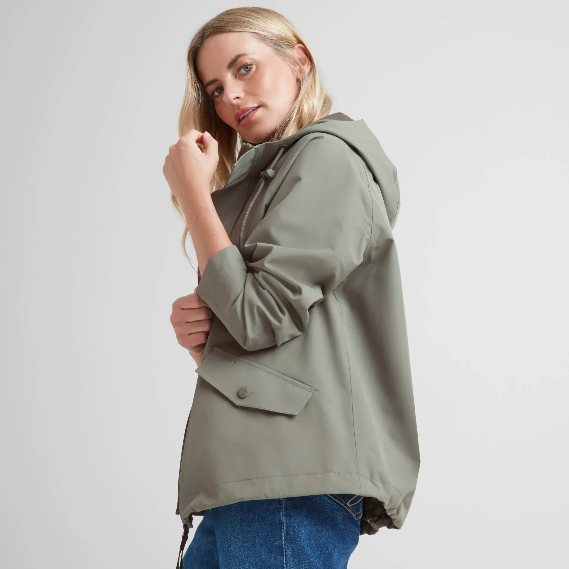 Vena Womens Waterproof Jacket - Pale Khaki