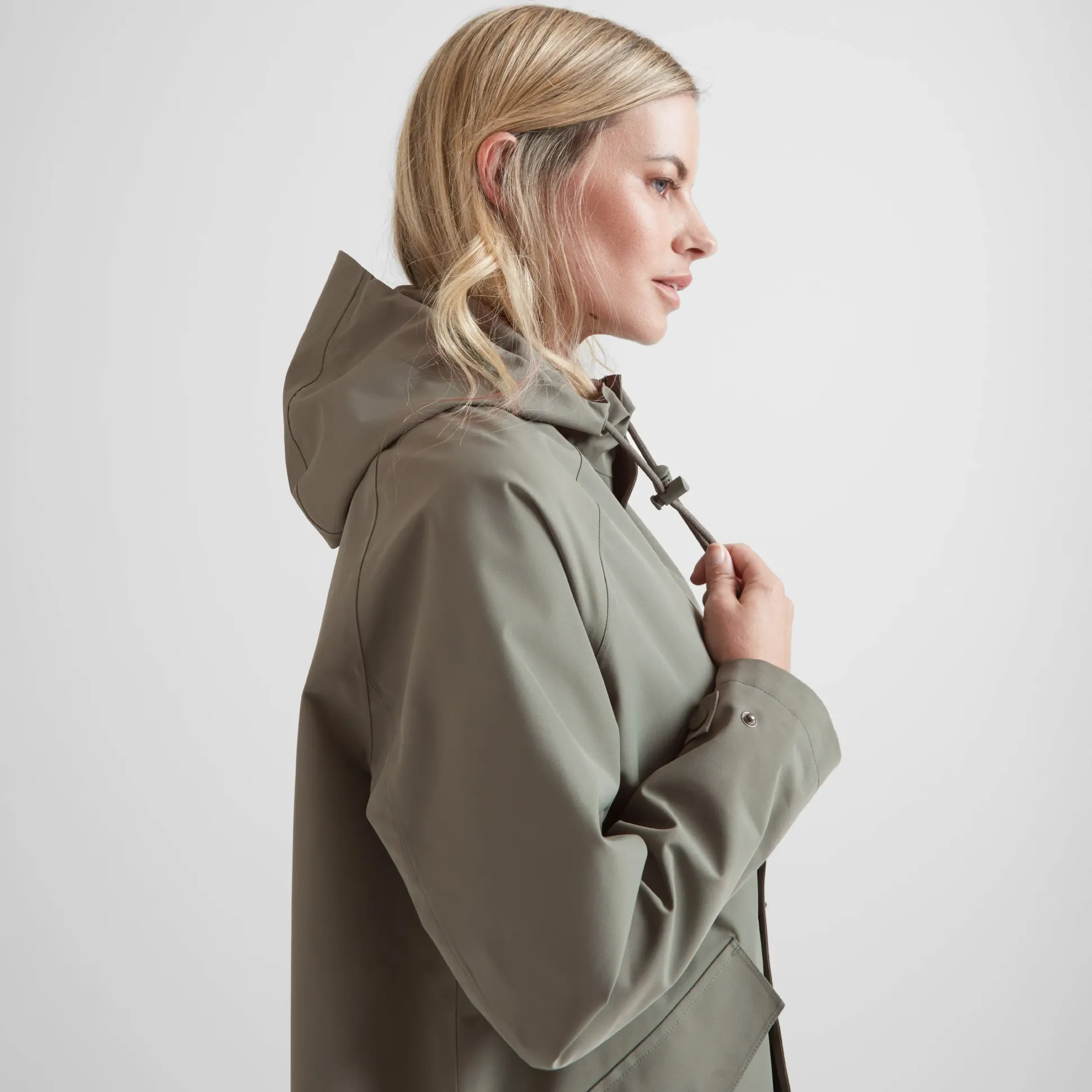 Vena Womens Waterproof Jacket - Pale Khaki
