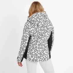 Vermont Womens Ski Jacket - Black/Optic White Outline Star