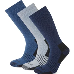 Villach 3 Pack Womens Trek Socks - Starry Night/Blueberry/Ice Blue