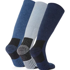Villach 3 Pack Womens Trek Socks - Starry Night/Blueberry/Ice Blue