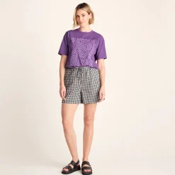 Wave Womens Premium Supersoft Relaxed Fit T-Shirt - Dark Orchid