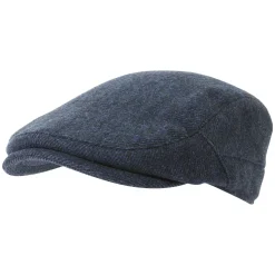 Weighton Knit Flat Cap - Blue Marl