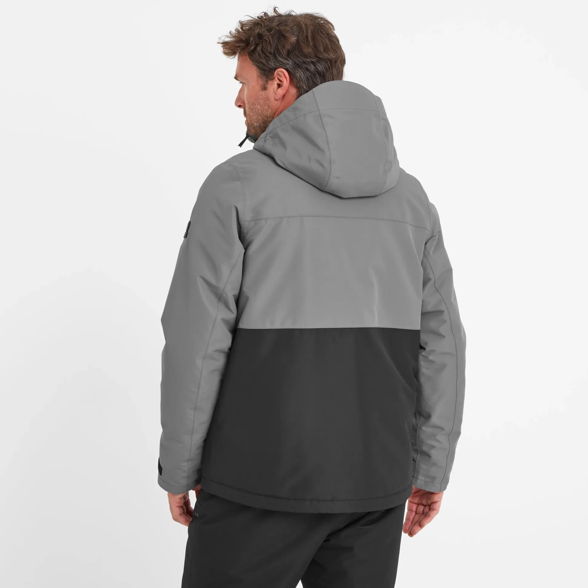 Whistler Mens Ski Jacket - Black/Steel Grey
