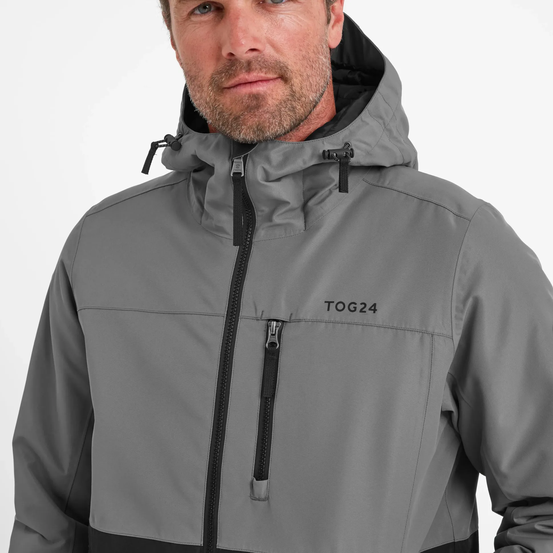 Whistler Mens Ski Jacket - Black/Steel Grey