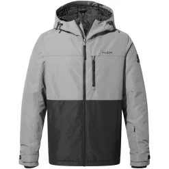 Whistler Mens Ski Jacket - Black/Steel Grey