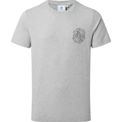 Whitby Mens 100% Cotton Supersoft T-Shirt - Light Grey Marl