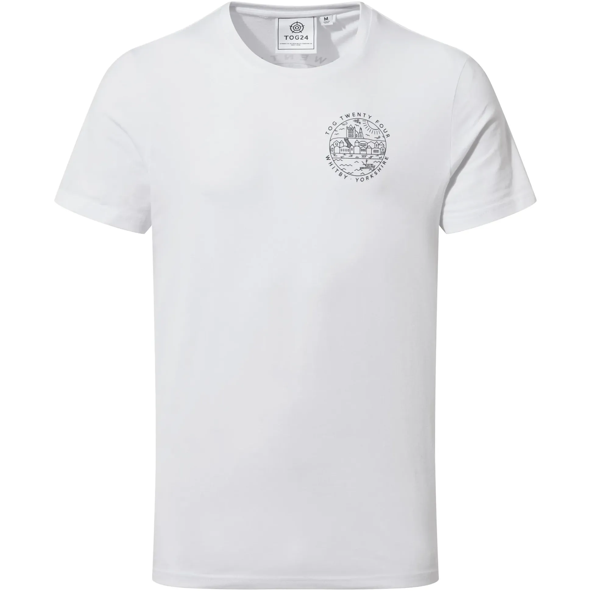 Whitby Mens 100% Cotton Supersoft T-Shirt - White