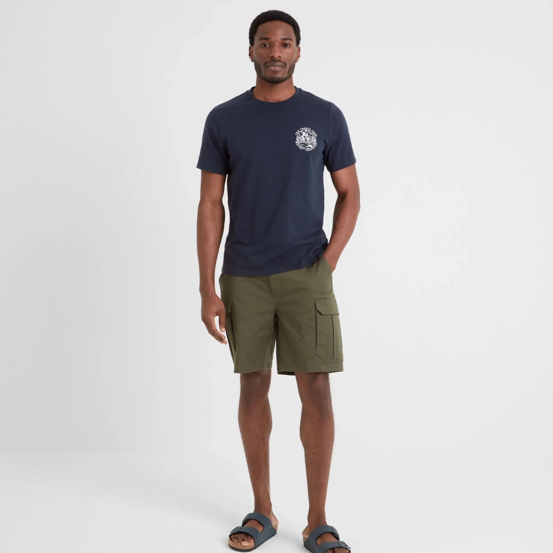 Whitby Mens 100% Cotton Supersoft T-Shirt - Dark Indigo