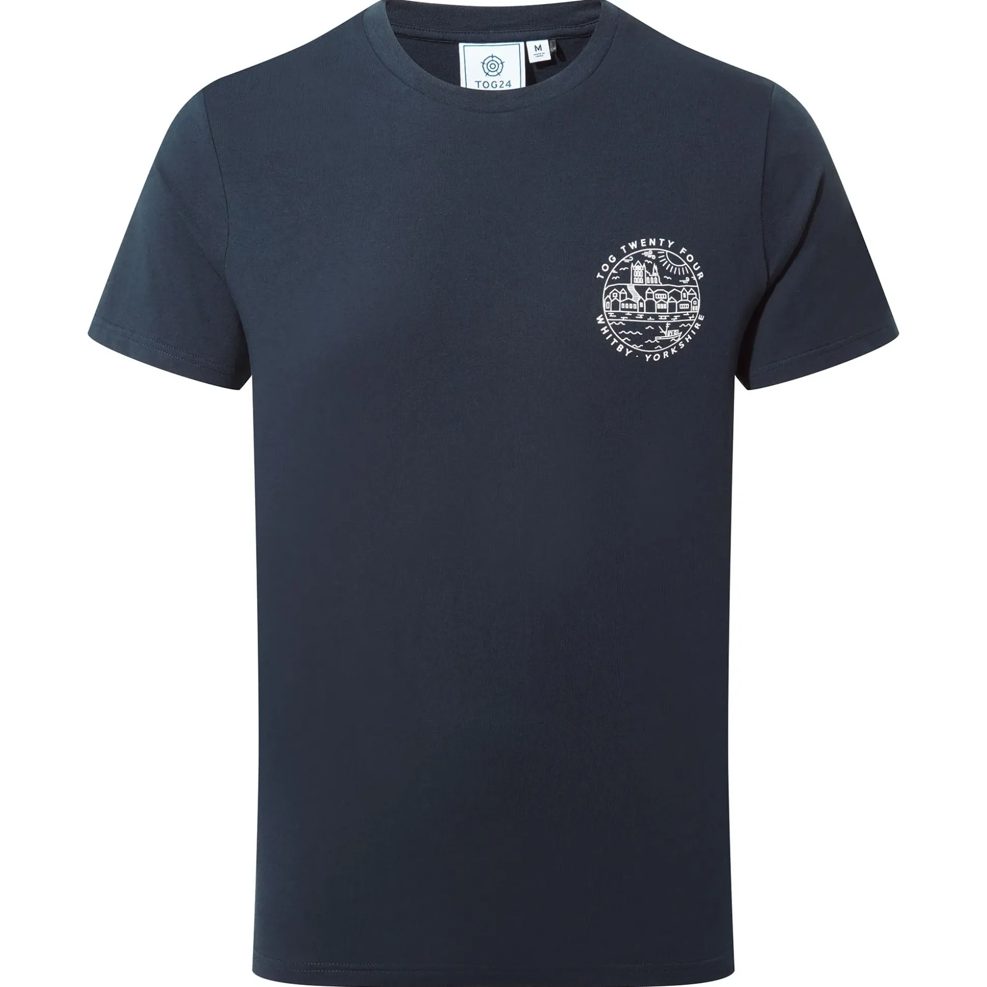 Whitby Mens 100% Cotton Supersoft T-Shirt - Dark Indigo
