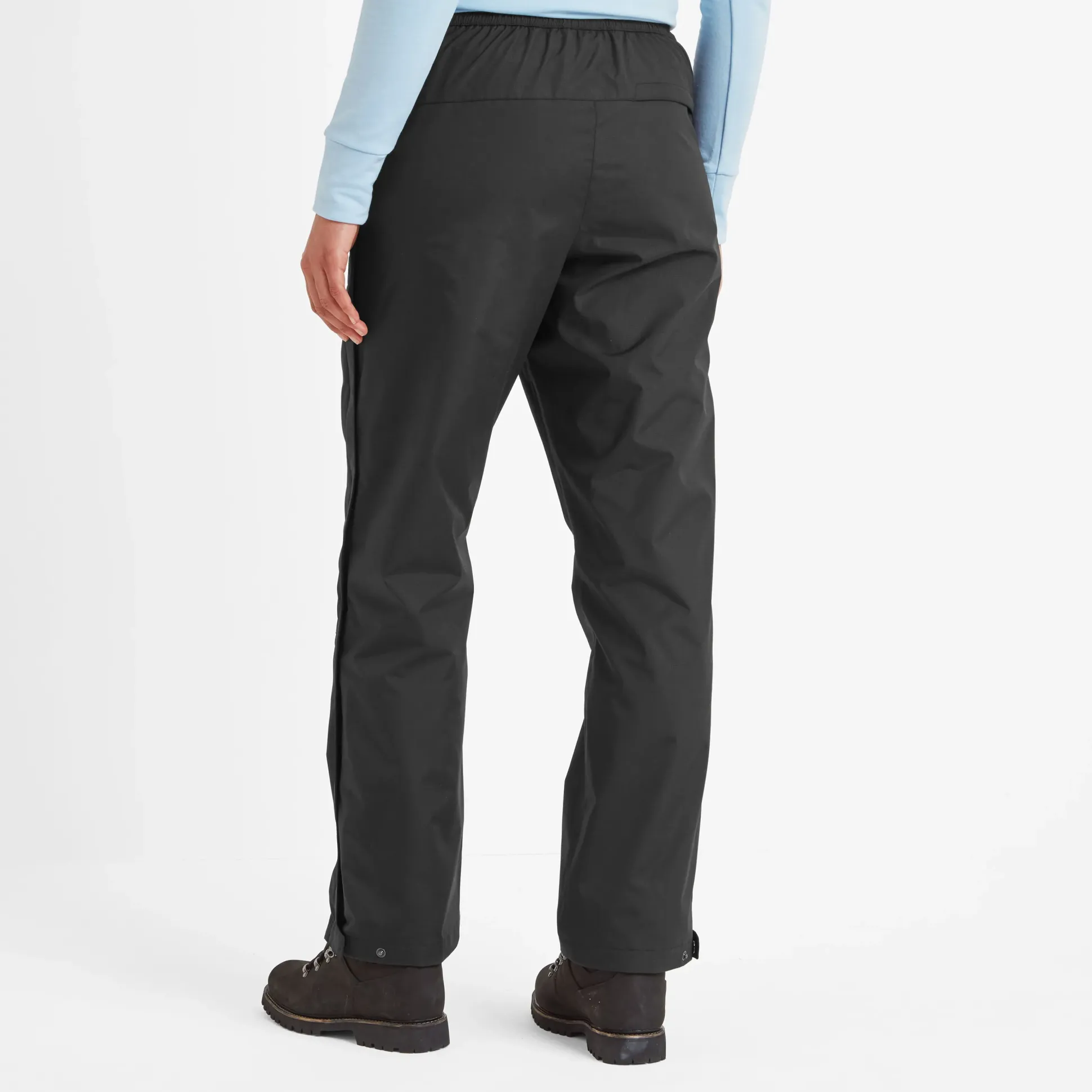 Wigton Womens Waterproof Trousers Short - Black