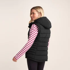 Wyness Womens Shower Resistant Insulated Jacket - Black