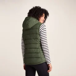 Wyness Womens Shower Resistant Insulated Jacket - Dark Green
