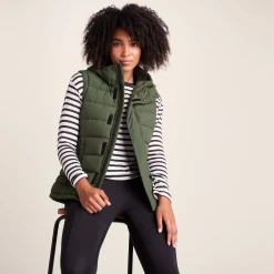Wyness Womens Shower Resistant Insulated Jacket - Dark Green