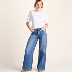 Yorkshire Womens 100% Cotton Supersoft Relaxed Fit T-Shirt - Optic White