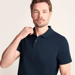 Zaden Mens Polo Shirt - Dark Indigo