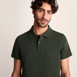 Zaden Mens Polo Shirt - Dark Olive Green
