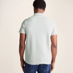 Zaden Mens Polo Shirt - Light Grey Marl